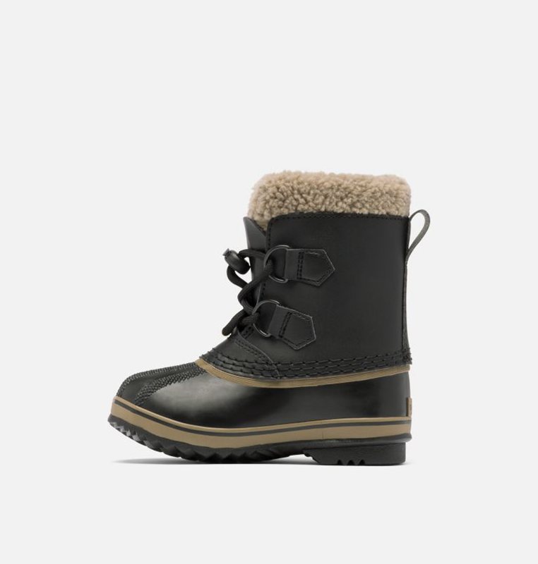 Kids Snow Boots Black - Sorel Childrens Yoot Pac™ TP - 324-JGRNZA